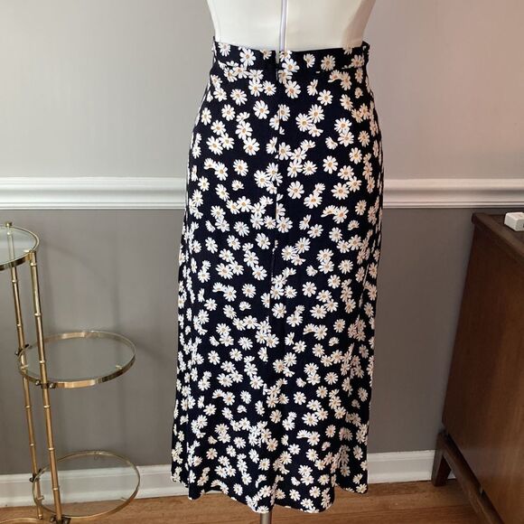 Bea Floral Print Crepe Midi Skirt - Picture 5 of 7
